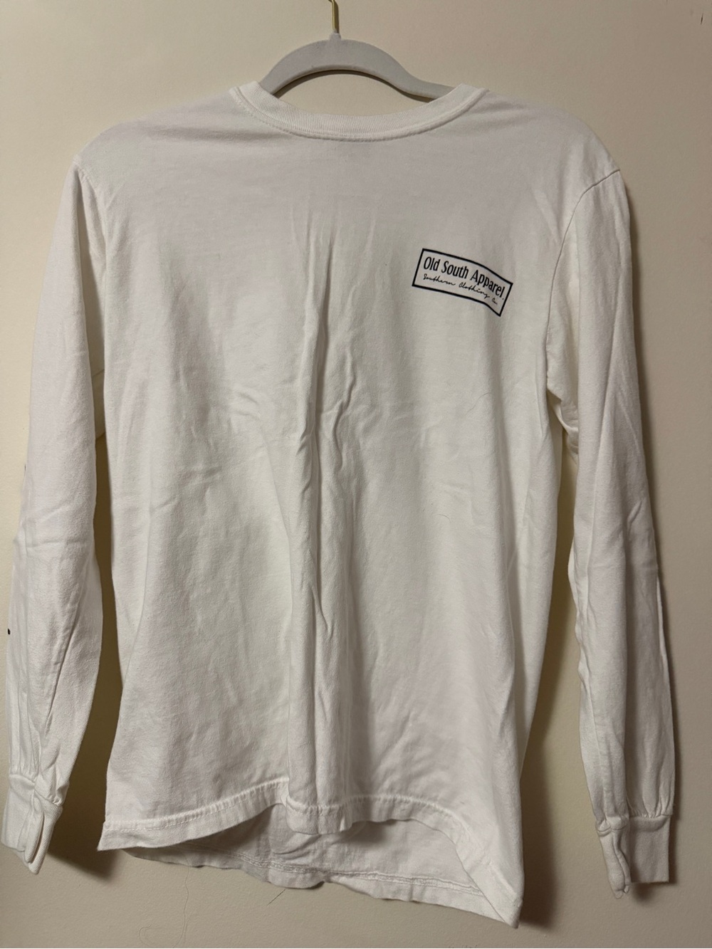 Comfort Colors White Long Sleeve Tee with Crew Neck